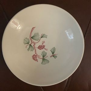 Ref pine cone 9inch vegetable bowl